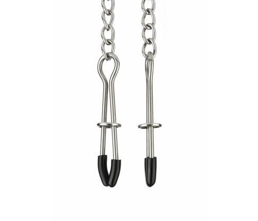 Mr. Steel Tweezer Adjustable Stainless Steel Nipple Clamps with Chain