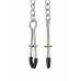 Mr. Steel Tweezer Adjustable Stainless Steel Nipple Clamps with Chain