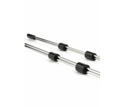 Mr. Steel Nipple Sticks 20cm Stainless Steel Adjustable Rods