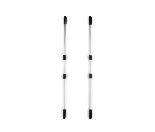 Mr. Steel Nipple Sticks 20cm Stainless Steel Adjustable Rods