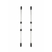 Mr. Steel Nipple Sticks 20cm Stainless Steel Adjustable Rods