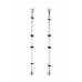 Mr. Steel Nipple Sticks with Ball 20cm Stainless Steel Adjustable Rods