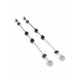 Mr. Steel Nipple Sticks with Ball 20cm Stainless Steel Adjustable Rods Mr. Steel Nipple Sticks with Ball 20cm Stainless Steel Adjustable Rods