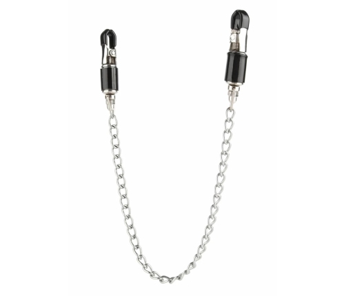 Mr. Steel Barrel Adjustable Nipple Clamps with Chain - Precision Grip