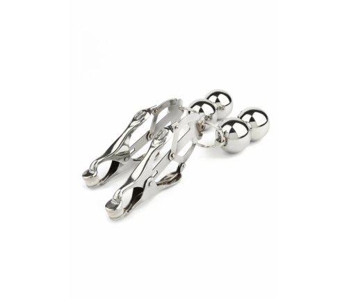 Mr. Steel Clover Nipple Clamps with Adjustable Weights Stainless Steel