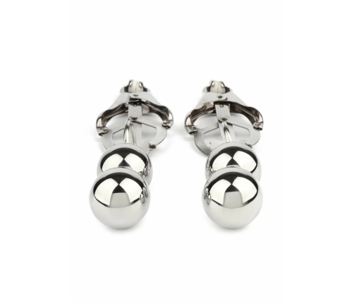 Mr. Steel Clover Nipple Clamps with Adjustable Weights Stainless Steel