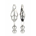 Mr. Steel Clover Nipple Clamps with Adjustable Weights Stainless Steel