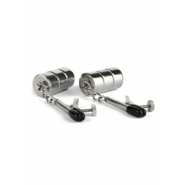 Mr. Steel Alligator Nipple Clamps with Adjustable Weights, Stainless Steel Mr. Steel Alligator Nipple Clamps with Adjustable Weights, Stainless Steel