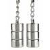 Mr. Steel Alligator Nipple Clamps with Adjustable Weights, Stainless Steel
