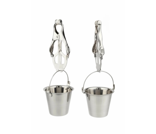 Mr. Steel Nipple Clamps with Adjustable Stainless Steel Buckets 8713221840127