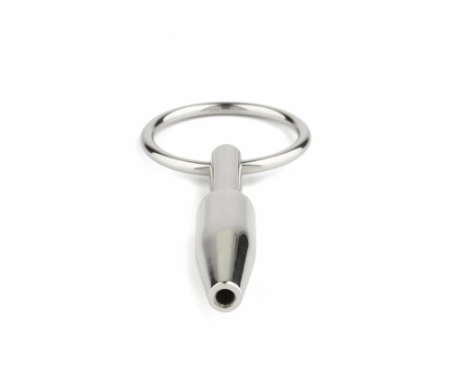 Mini Fucker Open Plug Black - Compact Anatomical Silicone Plug
