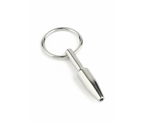 Mini Fucker Open Plug Black - Compact Silicone Anal Plug with Tunnel