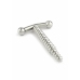 Mr. Steel Screw Driver Intimate Plug Stainless Steel Spiral 8713221840288