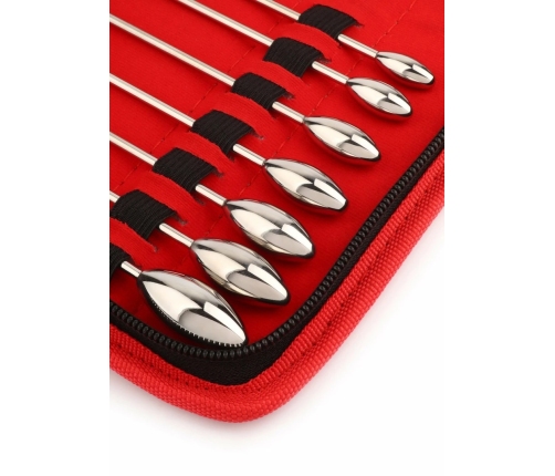 Mr. Steel Rosebud Urethral Sounds Set 13 pcs Stainless Steel Precision