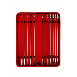 Mr. Steel Rosebud Urethral Sounds Set 13 pcs Stainless Steel Precision Mr. Steel Rosebud Urethral Sounds Set 13 pcs Stainless Steel Precision