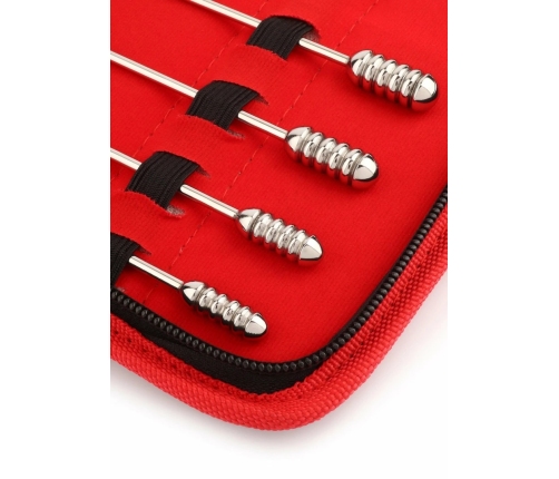 Mr. Steel Screw Me Urethral Dilator Set 8 pcs Stainless Steel Spiral