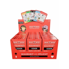 MadWish Playing Cards ENG/DE 24-Pack - Party Game Set