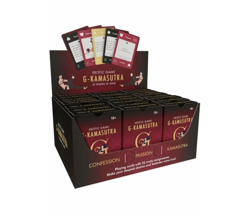 G Kamasutra Cards 24 pcs Multilingual Intimacy Game Set