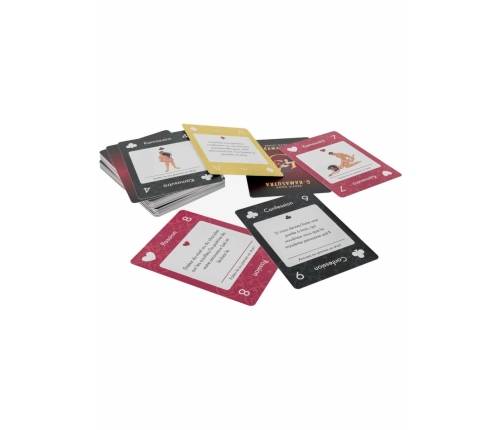 G Kamasutra Cards 24 pcs Multilingual Intimacy Game Set