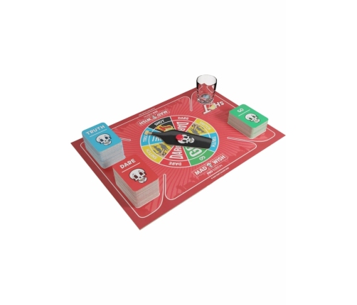 MadWish Pro ENG/DE Party Game Set with 250 Cards & Accessories