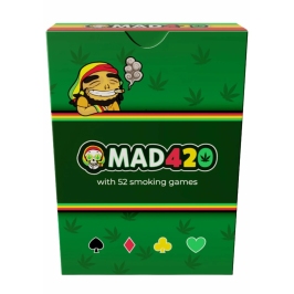 Mad420 Playing Cards 24 pcs Weed-Themed Party Game Set