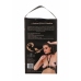 Halter Harness Plus O-Ring Collar Satin Adjustable Black