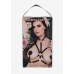 Open Cup Bra Deluxe Satin Harness Adjustable Black 8720726094177