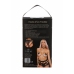 Luxury Harness Briefs Adjustable Satin Straps Black Universal Fit