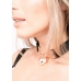 Diva Necklace Plus Heart - Elegant Collar with Heart Charm, Adjustable