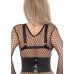 PVC Front Waist Cincher by PVC - Adjustable Shiny Black Belt M/L