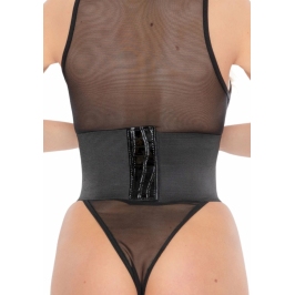 Croco Front Waist Cincher High Gloss Snake Design Adjustable Fit S/M Croco Front Waist Cincher High Gloss Snake Design Adjustable Fit S/M