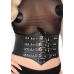 Kinky Diva Buckled Front Waist Cincher Black Adjustable Belt M/L