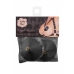 Kinky Diva PU Leather Nipple Covers Ring Black Reusable Adhesive