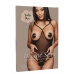 Kinky Diva Piquant Insane Sexy Collection Cupless & Crotchless Bodysuit Black S/M