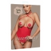 Kinky Diva Coquette Cupless & Crotchless Body Adjustable Straps Black S/M