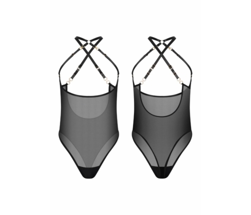 Kinky Diva Coquette Cupless Body Black Adjustable Modern Design 8721082179690