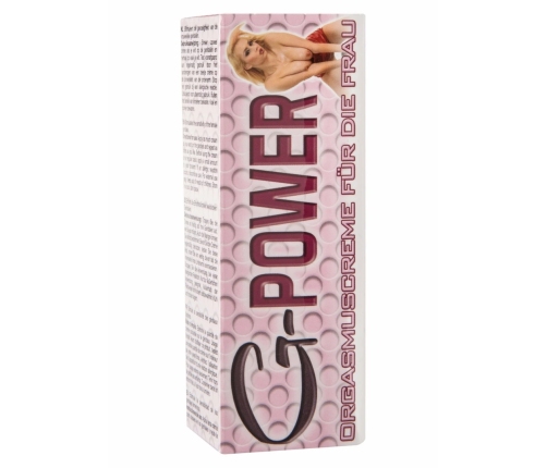 Cobeco Pharma G-Power Orgasm Cream 30 ml - Stimulating Intimate Care Formula
