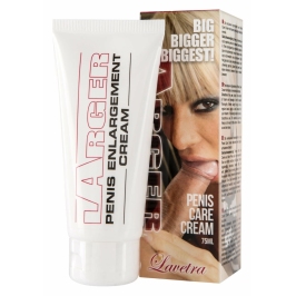 Cobeco Pharma Larger Lavetra 75 ml Intimate Care Cream for Men - Natural Formula