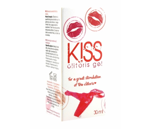 Cobeco Pharma Kiss Clitoris Gel 30 ml - Intimate Warming Sensation Formula