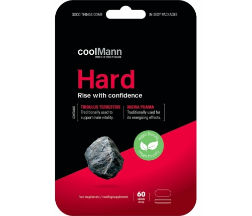 CoolMann Hard 60 pcs - Vitality & Energy Support for Men
