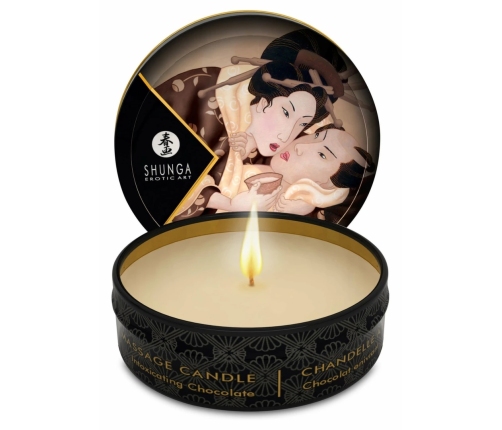 Mini Massage Candle 6 pcs - Sparkling Strawberry Wine Aroma, Natural Oils