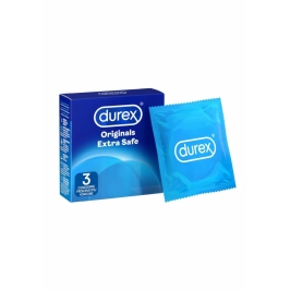 Durex Extra Safe 6x3 Enhanced Comfort & Protection Latex Condoms