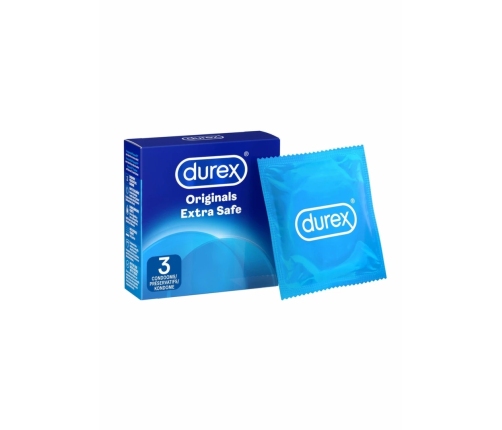 Durex Extra Safe 6x3 Enhanced Comfort & Protection Latex Condoms