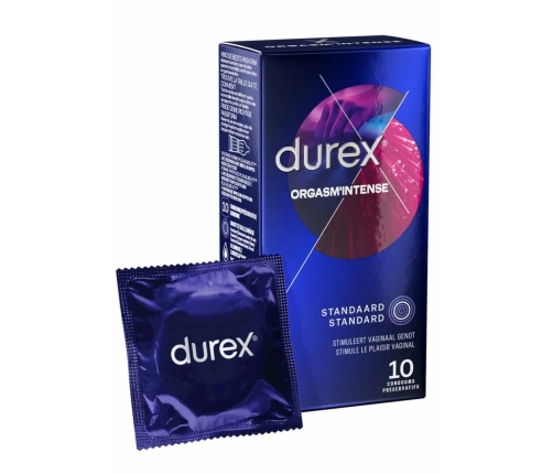 Durex Orgasm Intense 6x10 Pleasure-Fit Textured Condoms
