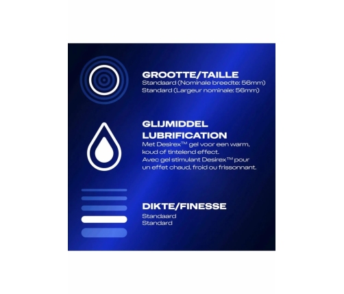Durex Orgasm Intense 6x10 Pleasure-Fit Textured Condoms