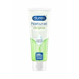 Durex Natural Gel 12 x 100 ml - Water-Based Lubricant, pH-Balanced, Fragrance-Free