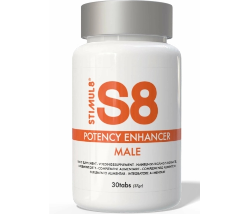 S8 Potency Enhancer Tabs 30 pcs - Advanced Botanical Formula for Vitality