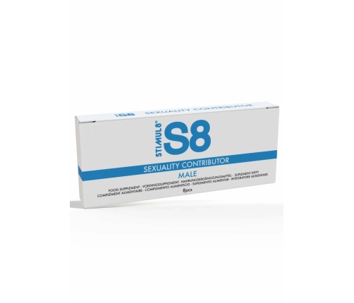 S8 Sexuality Male Tabs 8 pcs - Herbal Energy & Vitality Support