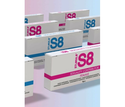 S8 Sexuality Female Tabs 8 pcs - Herbal Vitality Supplement for Women