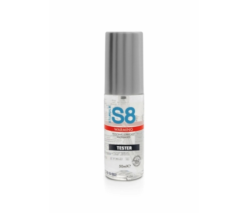 S8 Warming Lubricant 50ml Tester - Gentle Warming Formula, Water-Based